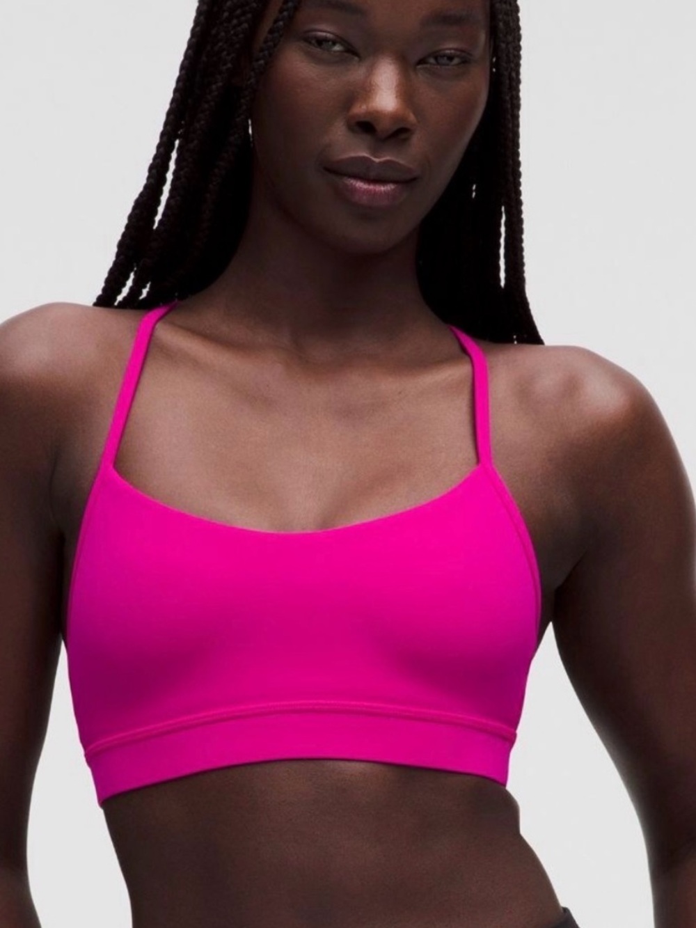 NWT Lululemon Athletica Flow Y Nulu Bra - Hot Pink sz 6